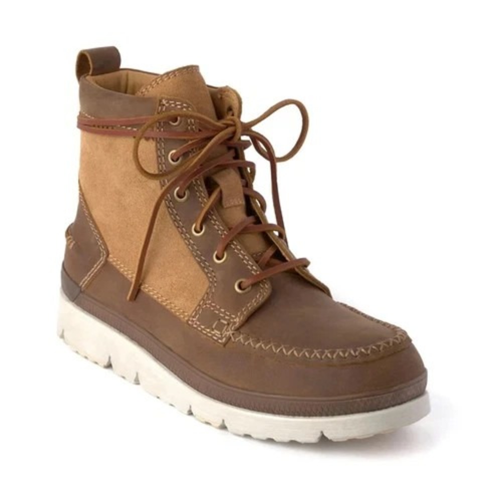 Manitobah Mukluks WP Mesa Moc Toe Unlined Boots Copper Leather Suede Mens 8.5